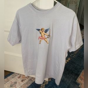 Size small purple streetwear graphic tshirt from France